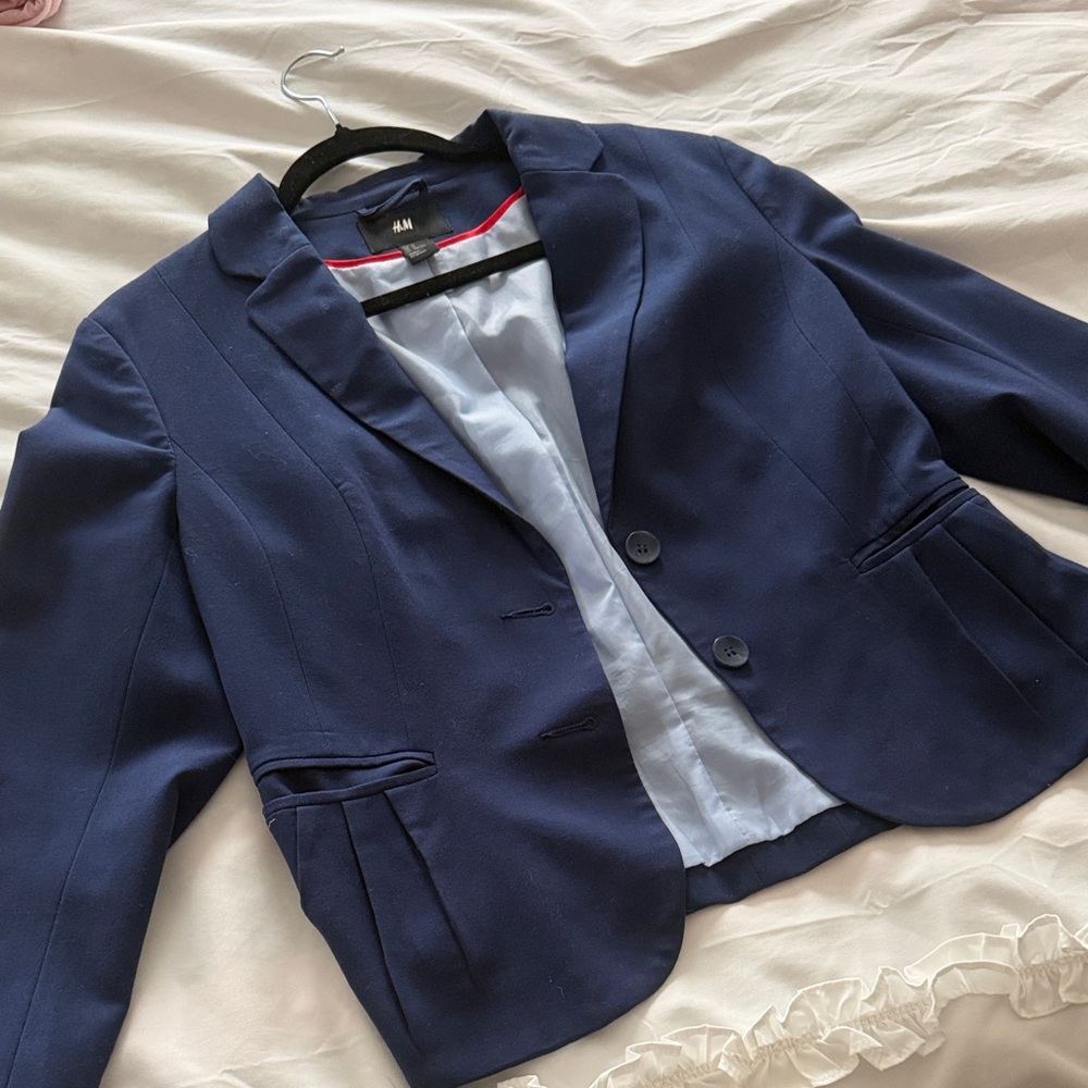H&M Dark Blue Blazer